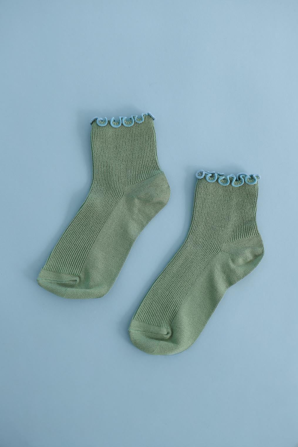 Petite Ruffle Modal Sock