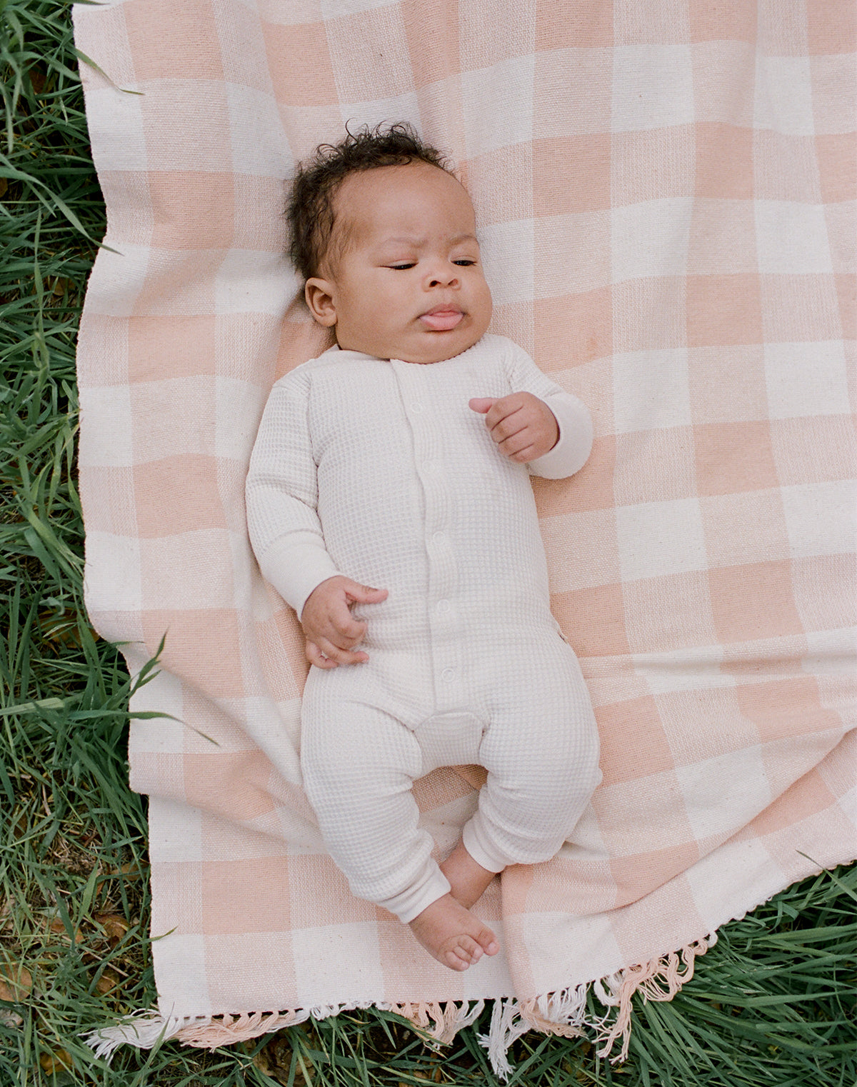 Kids Waffle One-Piece Sleeper