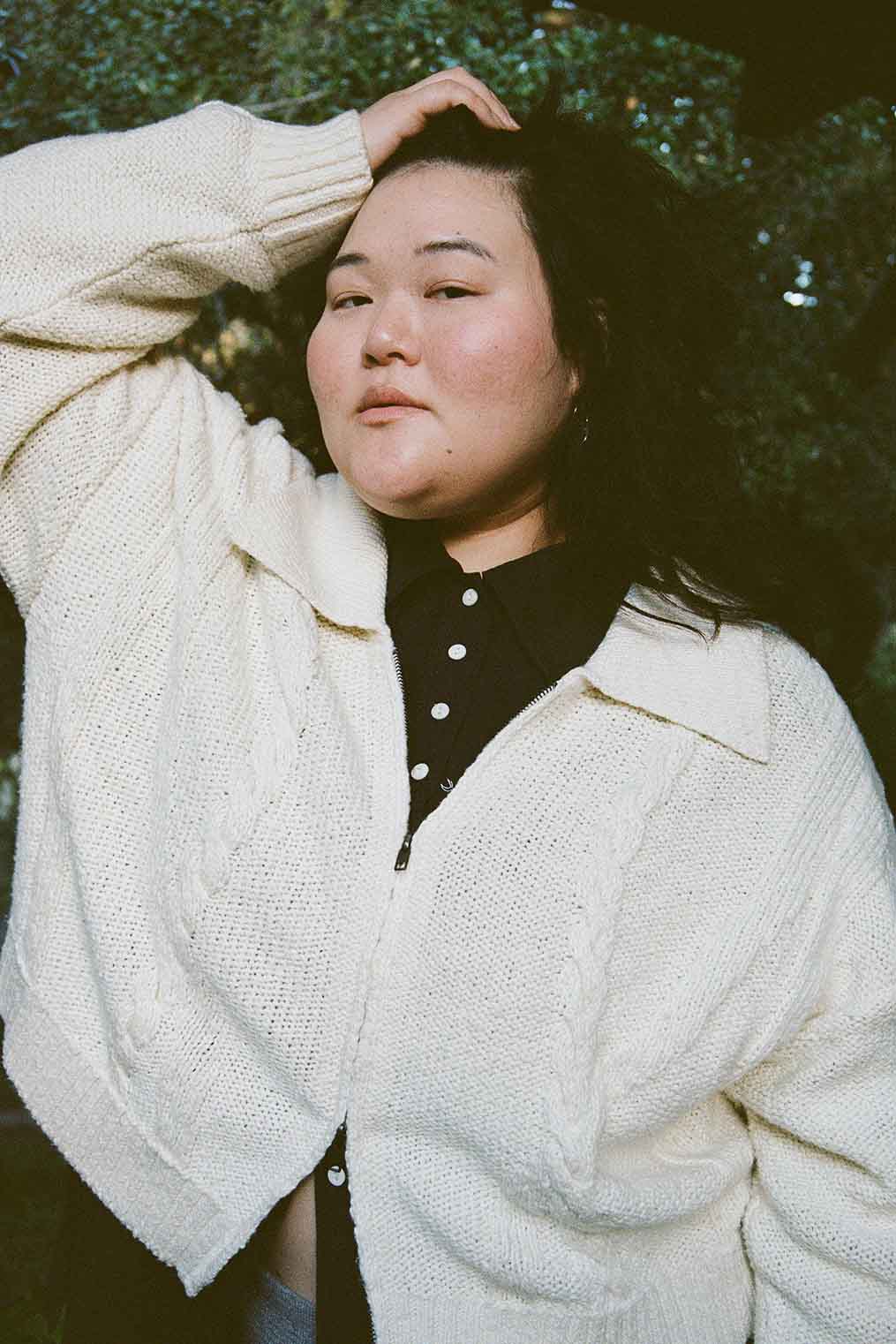 Braided Knit Cardigan