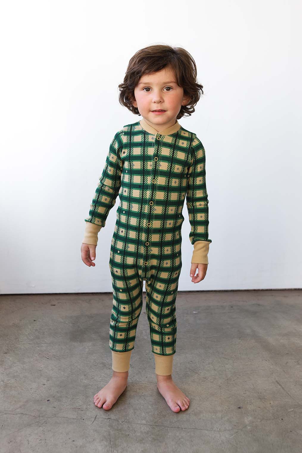 Kids Waffle One-Piece Sleeper