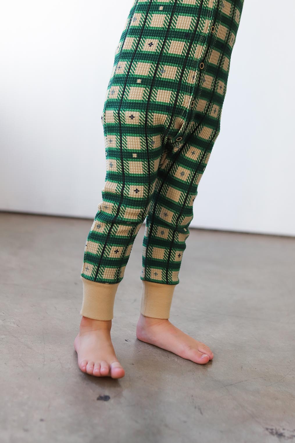 Kids Waffle One-Piece Sleeper