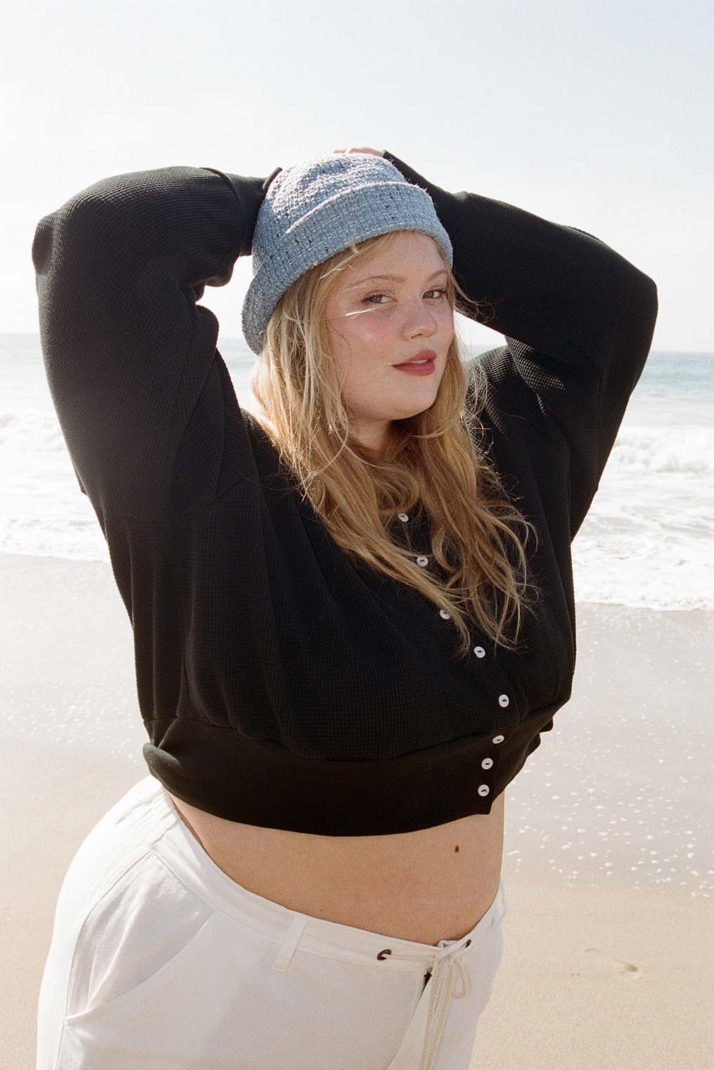 Waffle Sailor Cardigan